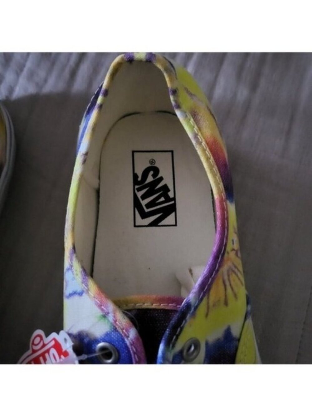 Vans Authentic Sf Washed Tie Dye White Men 10.5 Canvas multicolor 072026 - Picture 3 of 8